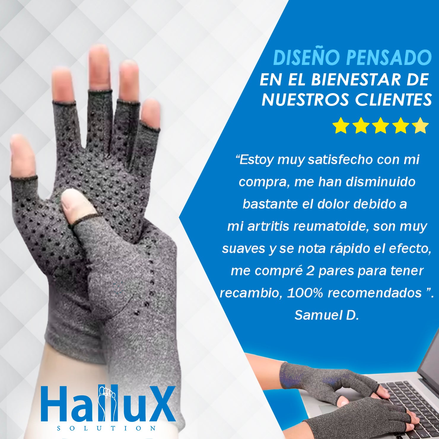 Guantes de Compresión Suave ArtrixConfort™