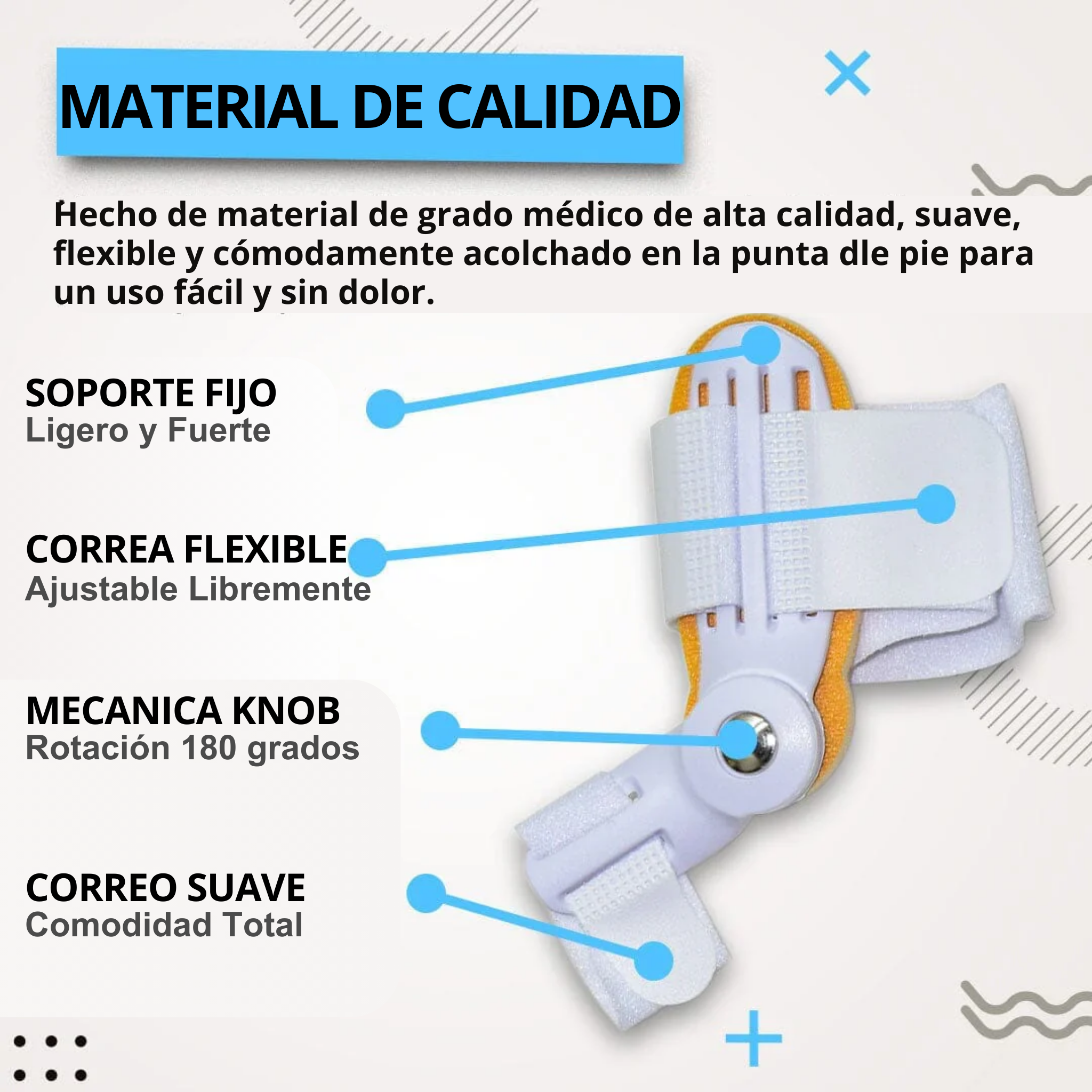 Corrector de Juanetes Plus + Accesorios